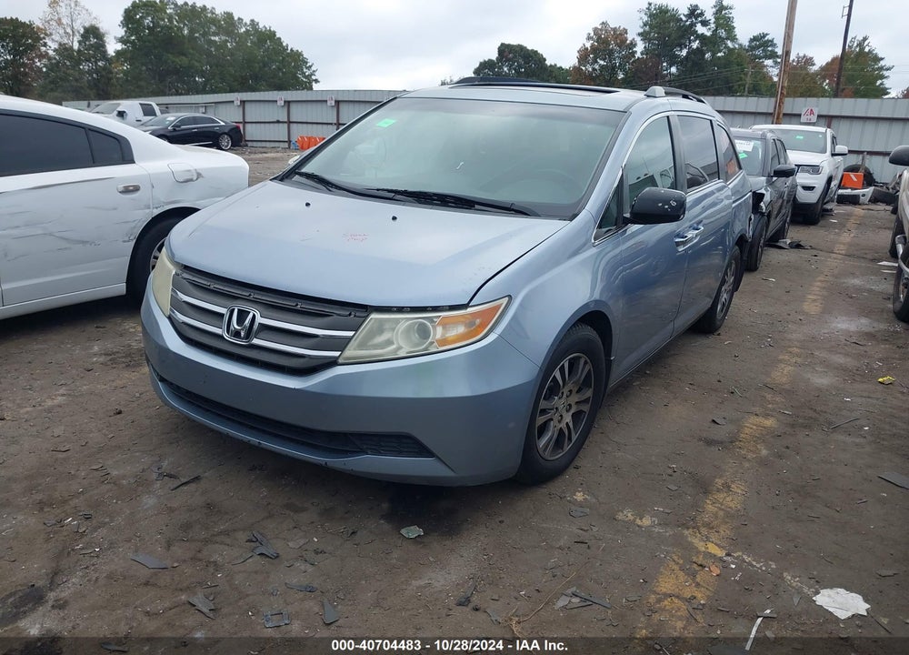 2011 HONDA ODYSSEY EXL VIN: 5FNRL5H60BB097595