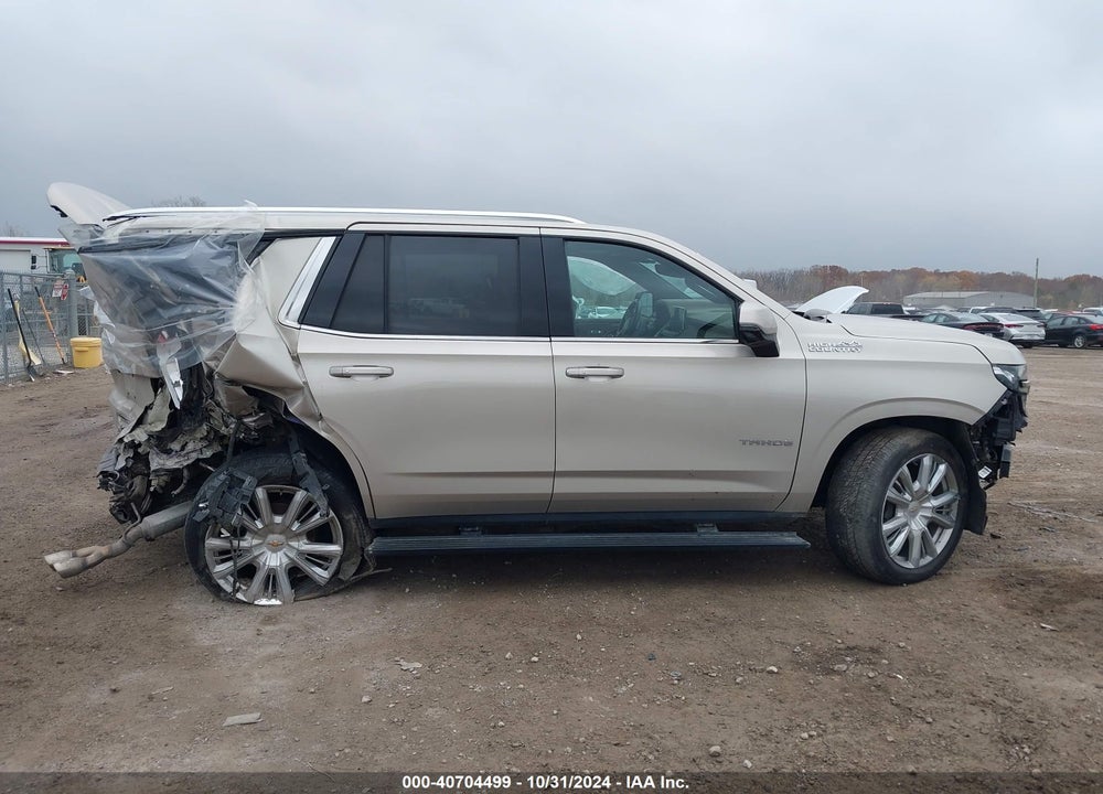 2021 CHEVROLET TAHOE 4WD HIGH COUNTRY VIN: 1GNSKTKLXMR119484
