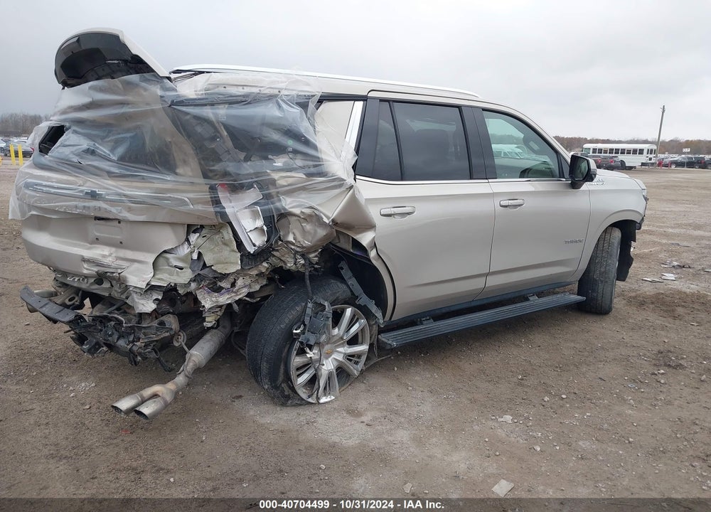 2021 CHEVROLET TAHOE 4WD HIGH COUNTRY VIN: 1GNSKTKLXMR119484