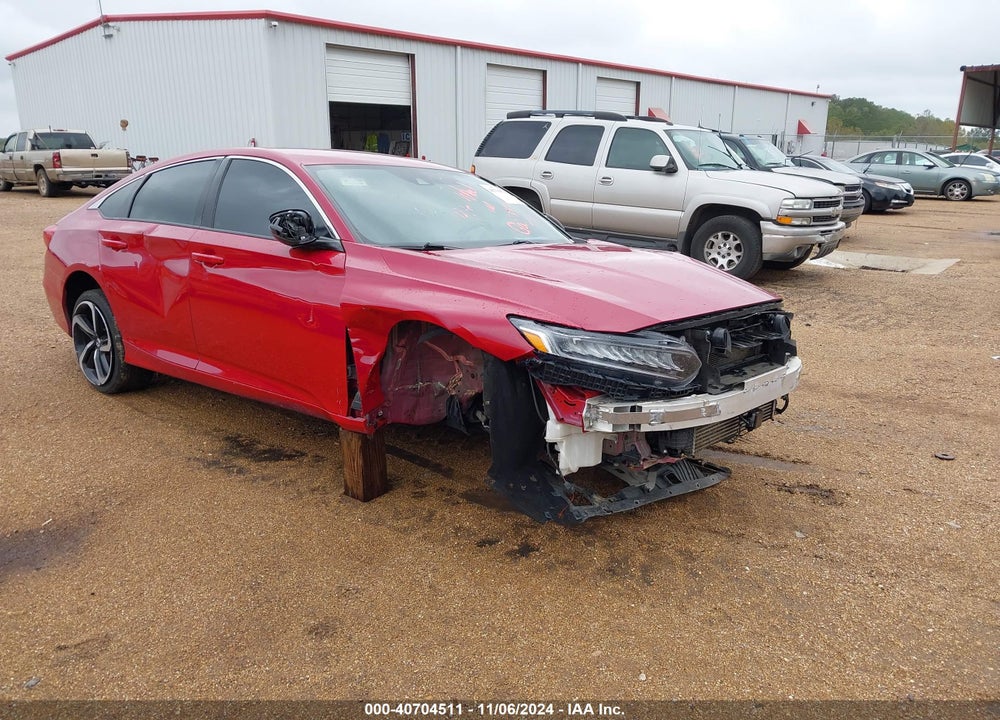 2021 HONDA ACCORD SPORT VIN: 1HGCV1F3XMA061380