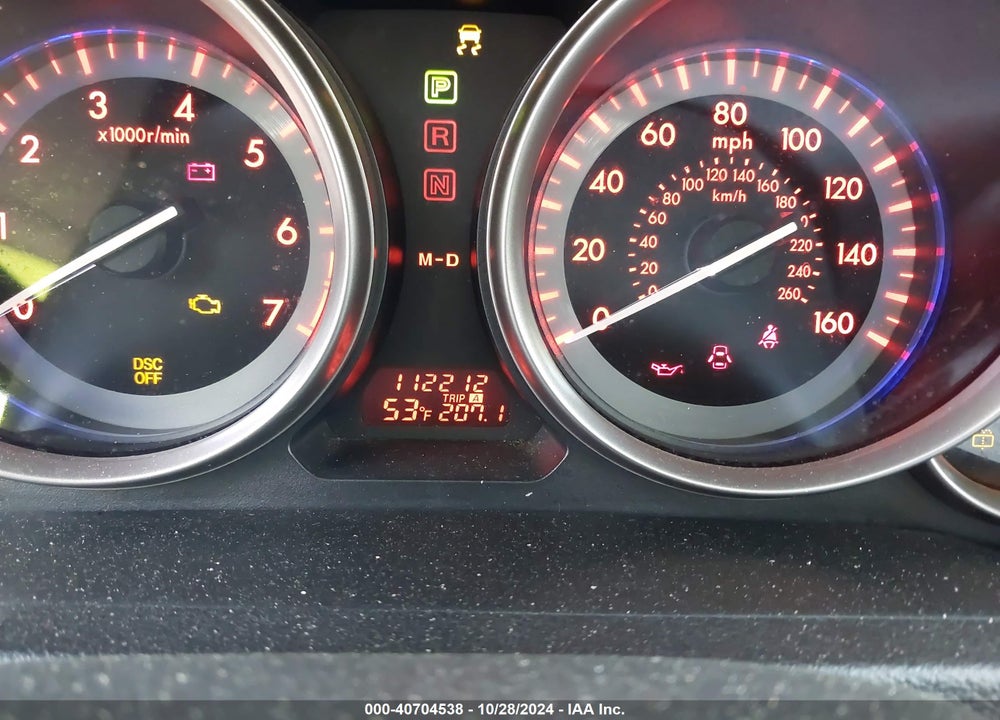 2010 MAZDA 6 I TOURING PLUS VIN: 1YVHZ8CH7A5M55824