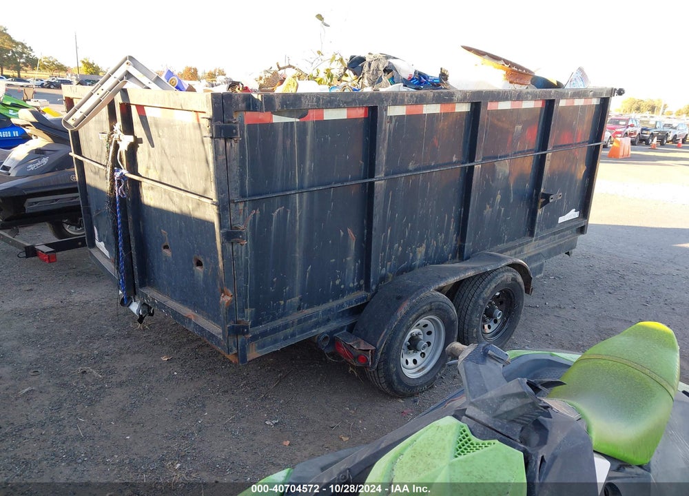 2016 IRON PANTHER DUMP TRAILER 8'W, 12 VIN: 554BU1227GG009974