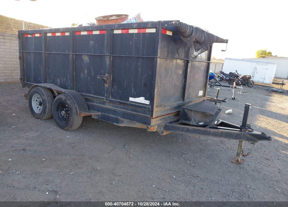 2016 IRON PANTHER DUMP TRAILER 8'W, 12 VIN: 554BU1227GG009974