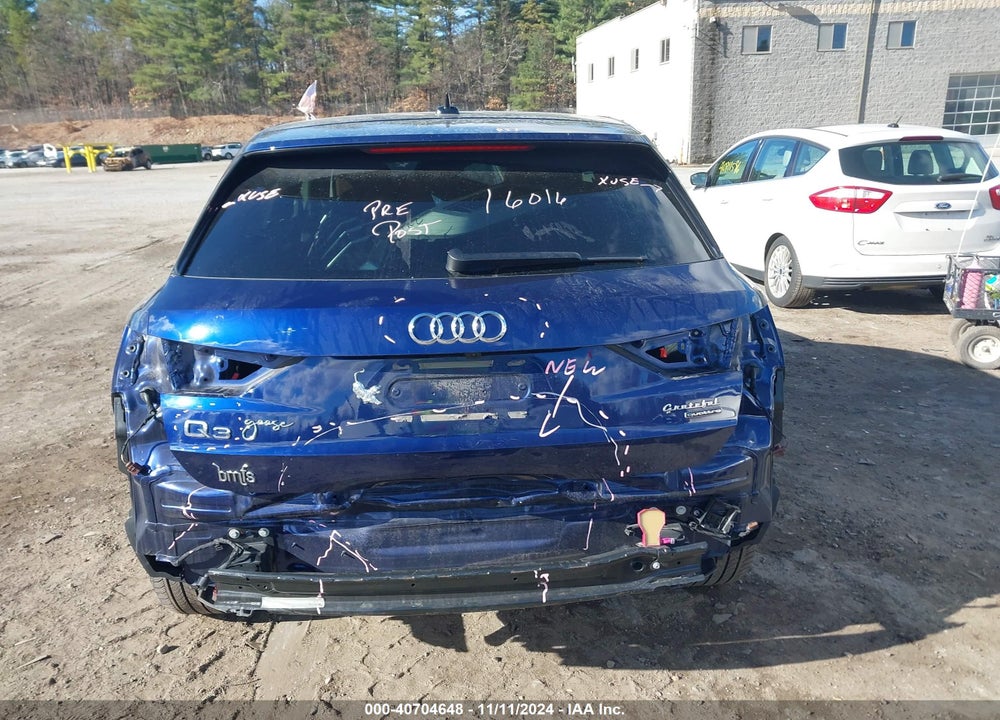 2022 AUDI Q3 PREMIUM 40 TFSI QUATTRO TIPTRONIC VIN: WA1AUCF34N1018525