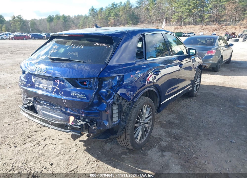 2022 AUDI Q3 PREMIUM 40 TFSI QUATTRO TIPTRONIC VIN: WA1AUCF34N1018525