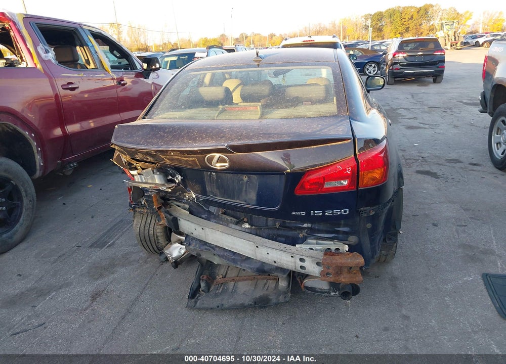 2008 LEXUS IS 250 VIN: JTHCK262685016311
