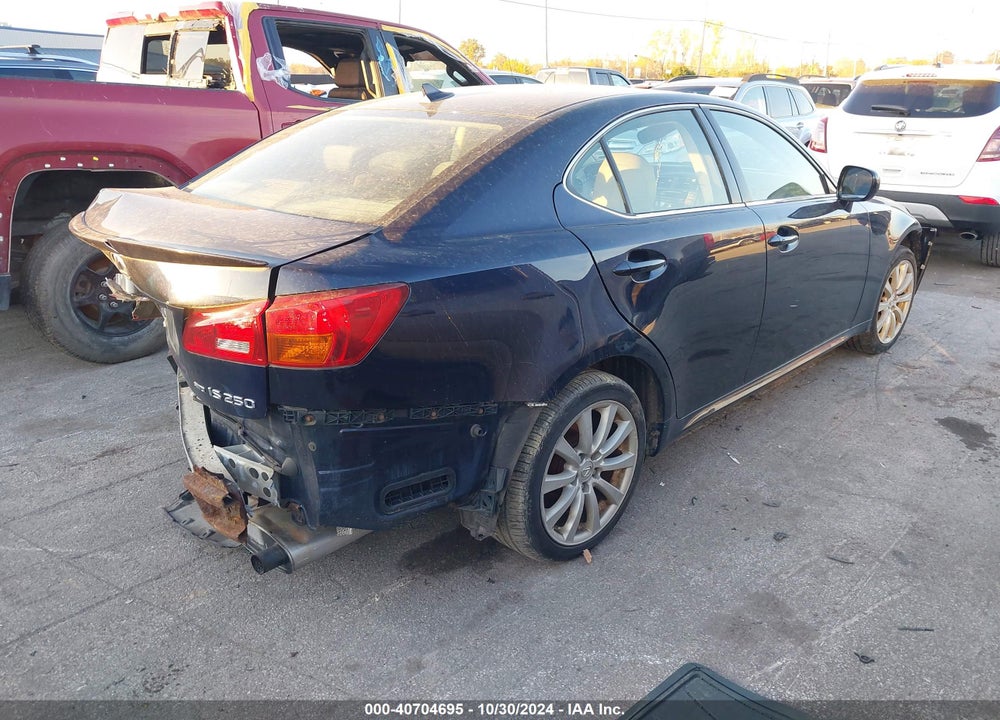 2008 LEXUS IS 250 VIN: JTHCK262685016311