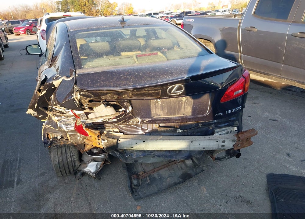2008 LEXUS IS 250 VIN: JTHCK262685016311