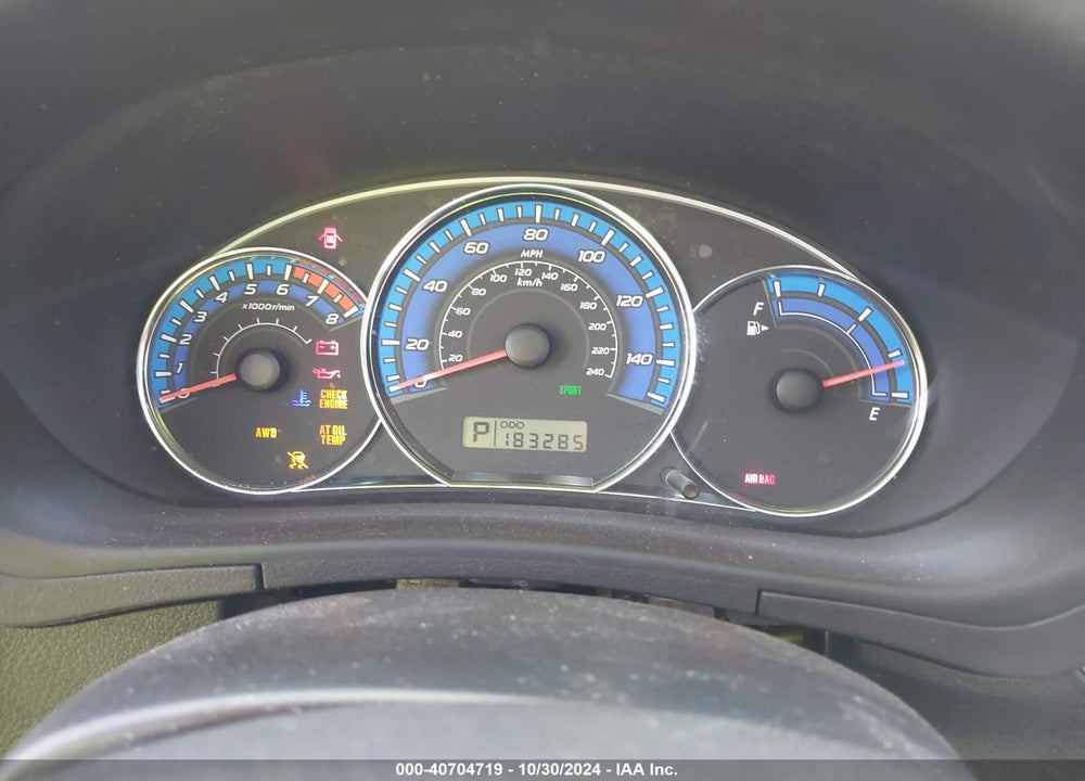 2009 SUBARU FORESTER 2.5X VIN: JF2SH63619H734053
