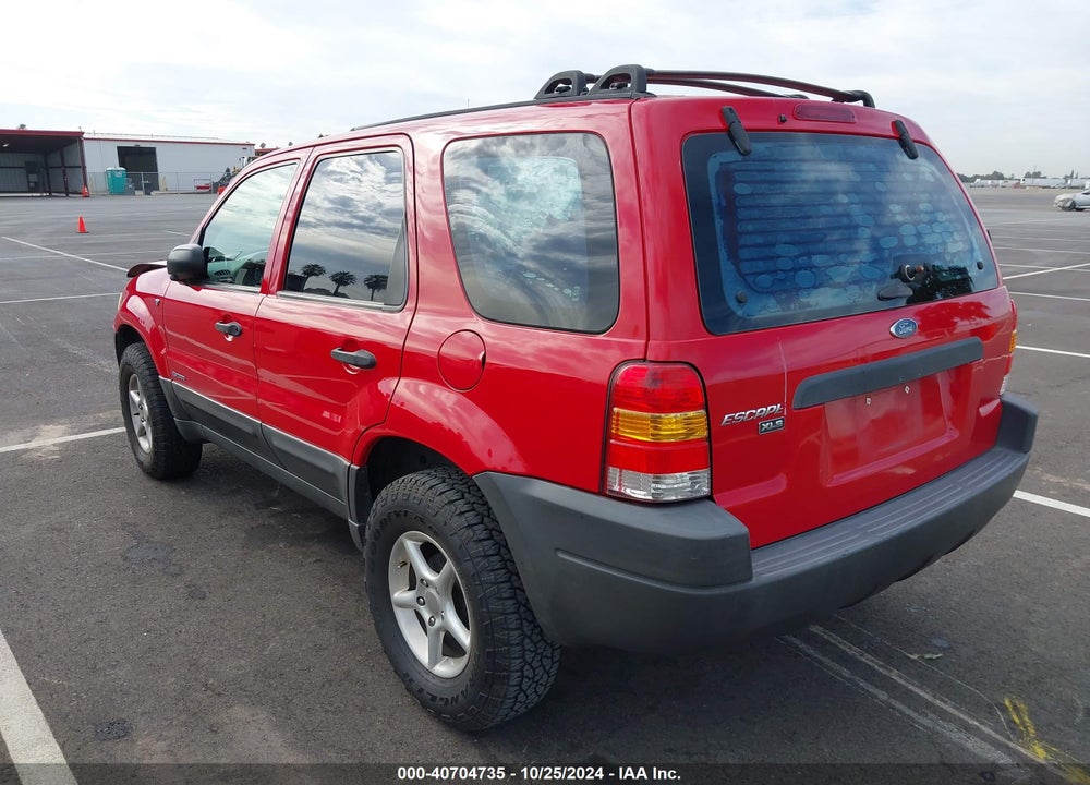 2001 FORD ESCAPE XLS VIN: 1FMYU01141KA66602