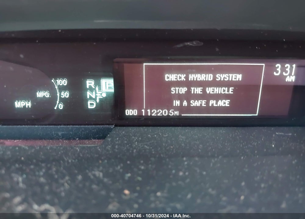 2012 TOYOTA PRIUS VIN: JTDKN3DU6C5448162