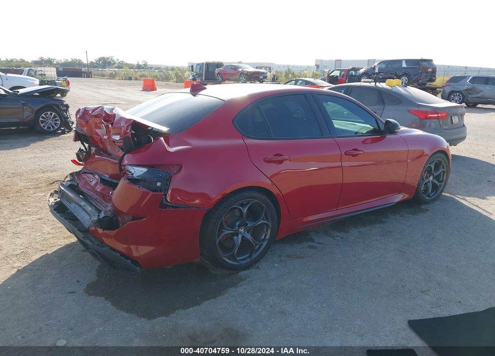 2020 ALFA ROMEO GIULIA TI SPORT CARBON RWD VIN: ZARFAMBN4L7637675
