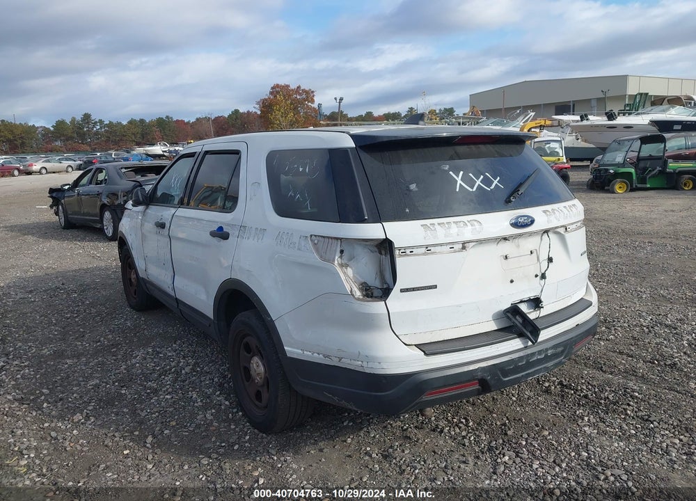 2018 FORD POLICE INTERCEPTOR UTILITY VIN: 1FM5K8AR1JGC74906