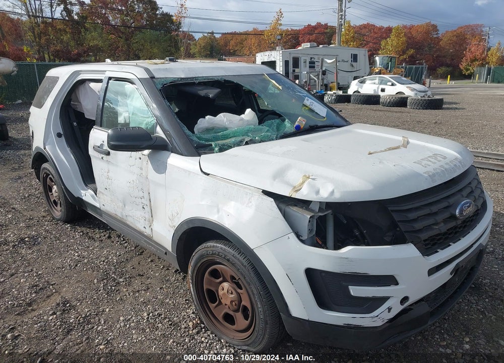 2018 FORD POLICE INTERCEPTOR UTILITY VIN: 1FM5K8AR1JGC74906
