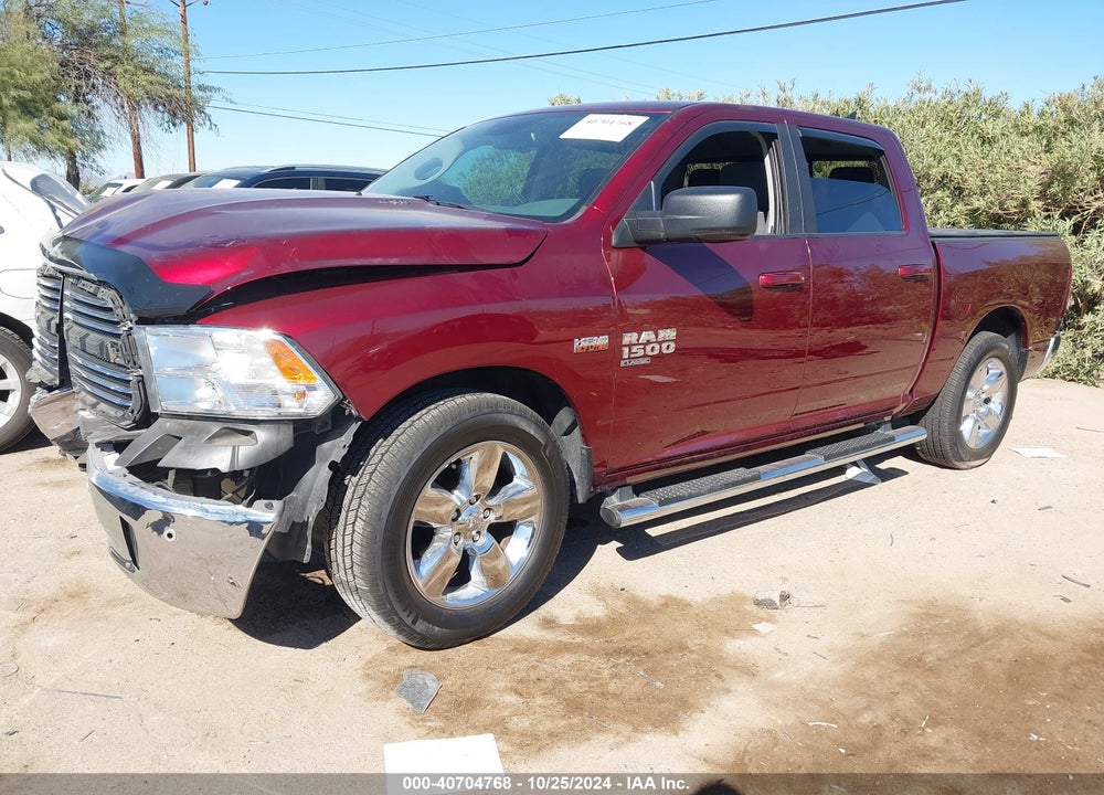 2019 RAM 1500 CLASSIC BIG HORN 4X2 5'7 BOX VIN: 1C6RR6LT8KS586810