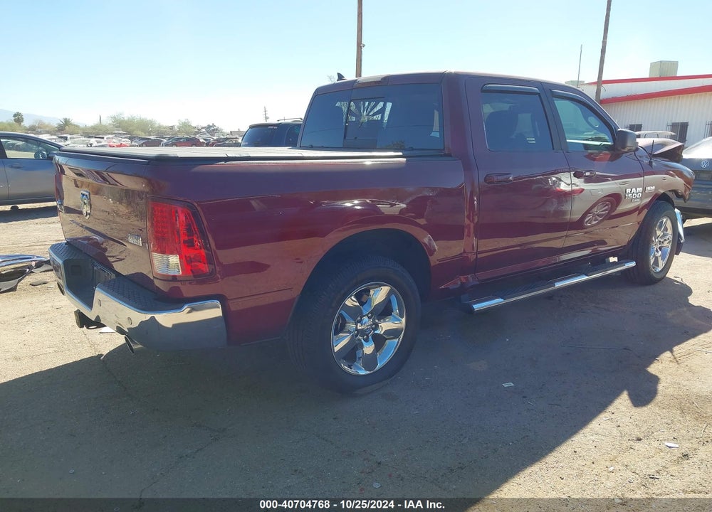 2019 RAM 1500 CLASSIC BIG HORN 4X2 5'7 BOX VIN: 1C6RR6LT8KS586810