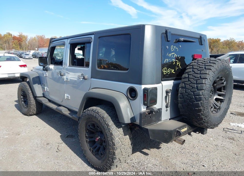 2009 JEEP WRANGLER UNLIMITED X VIN: 1J4GA39139L738812