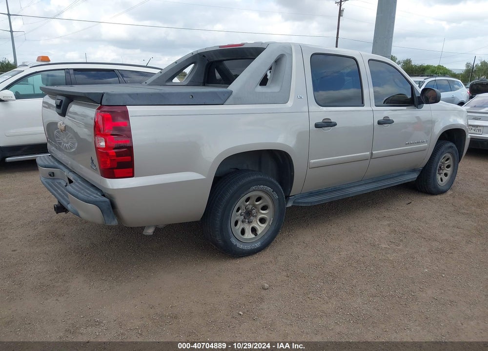 2008 CHEVROLET AVALANCHE 1500 LS VIN: 3GNEC12088G212322