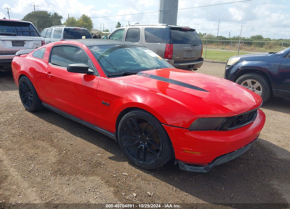 2011 FORD MUSTANG GT PREMIUM VIN: 1ZVBP8CF9B5151862