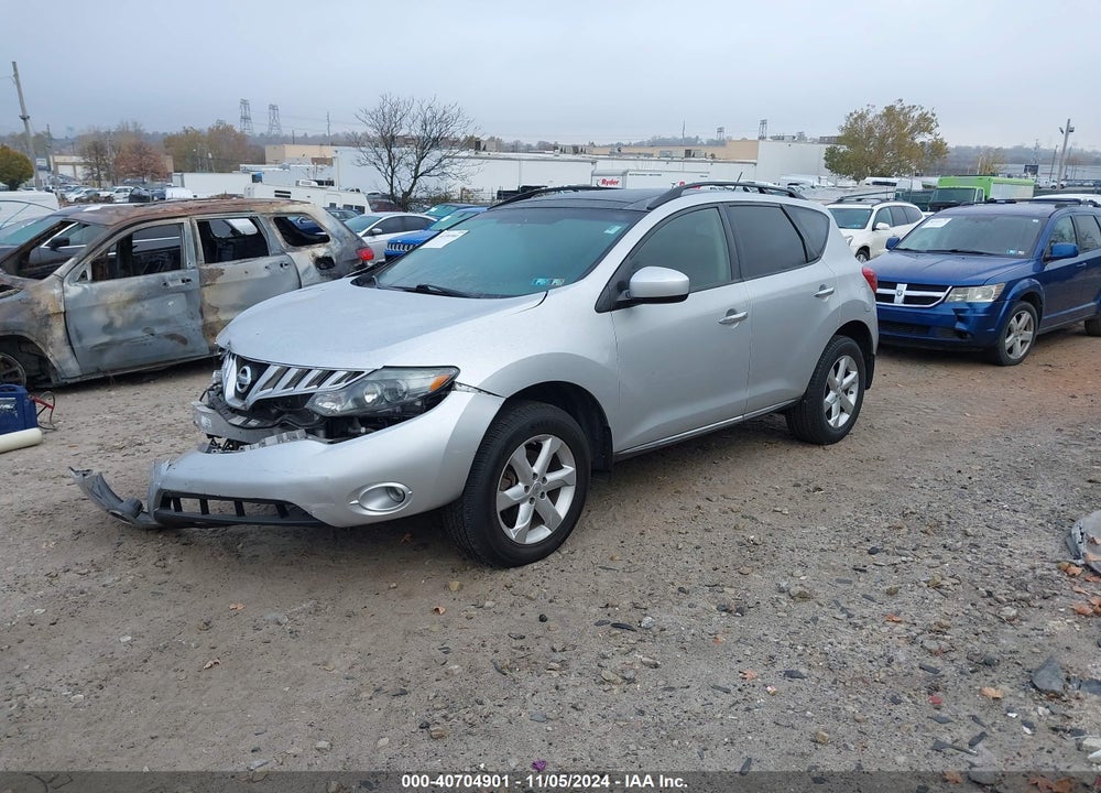 2010 NISSAN MURANO SL VIN: JN8AZ1MW2AW115314
