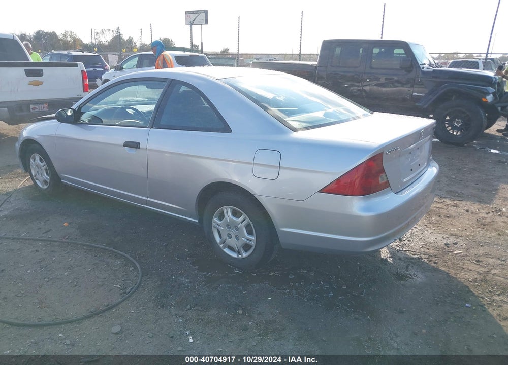 2001 HONDA CIVIC LX VIN: 1HGEM22581L118782