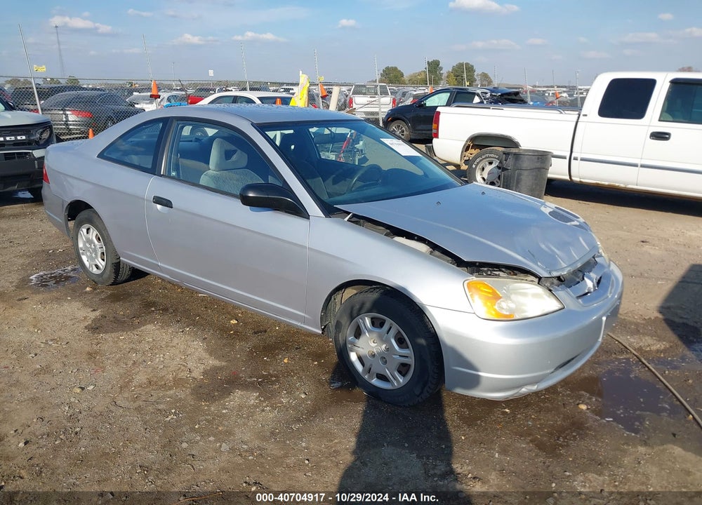 2001 HONDA CIVIC LX VIN: 1HGEM22581L118782