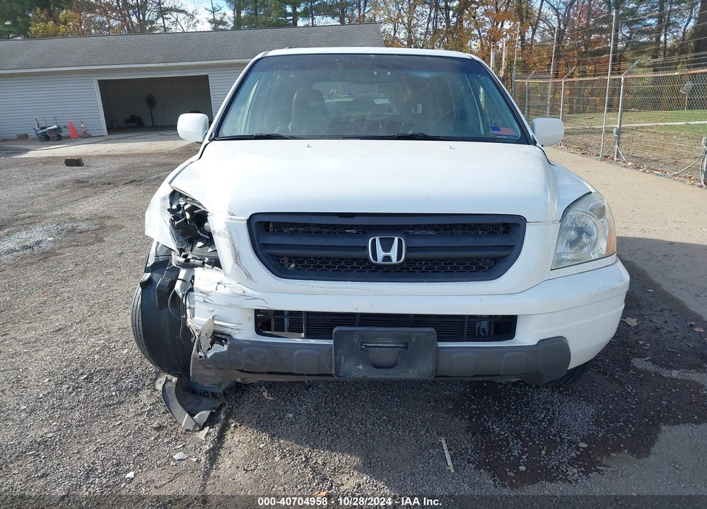 2005 HONDA PILOT EX-L VIN: 5FNYF18555B038226