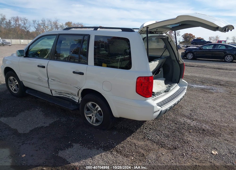2005 HONDA PILOT EX-L VIN: 5FNYF18555B038226