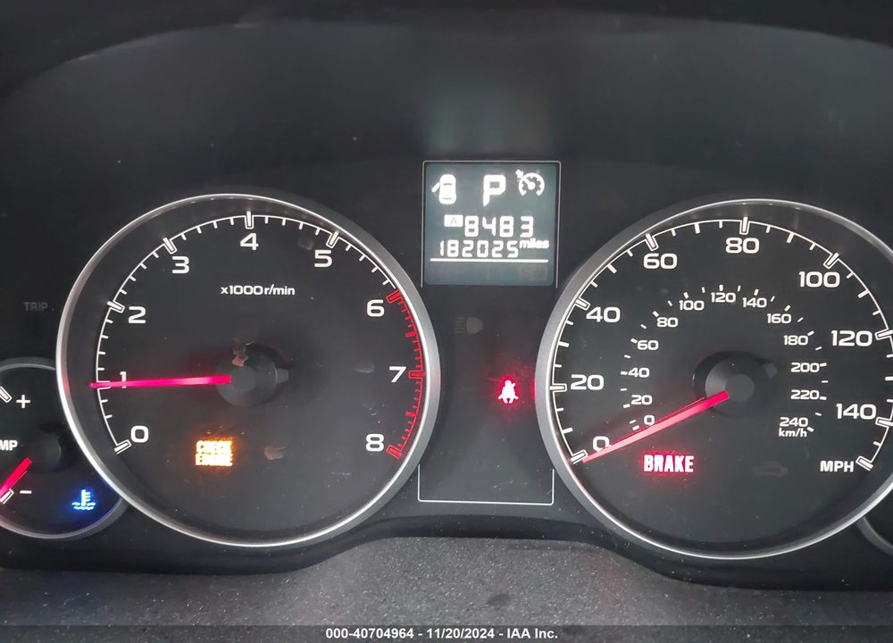2014 SUBARU OUTBACK 2.5I PREMIUM VIN: 4S4BRBCC7E3304931
