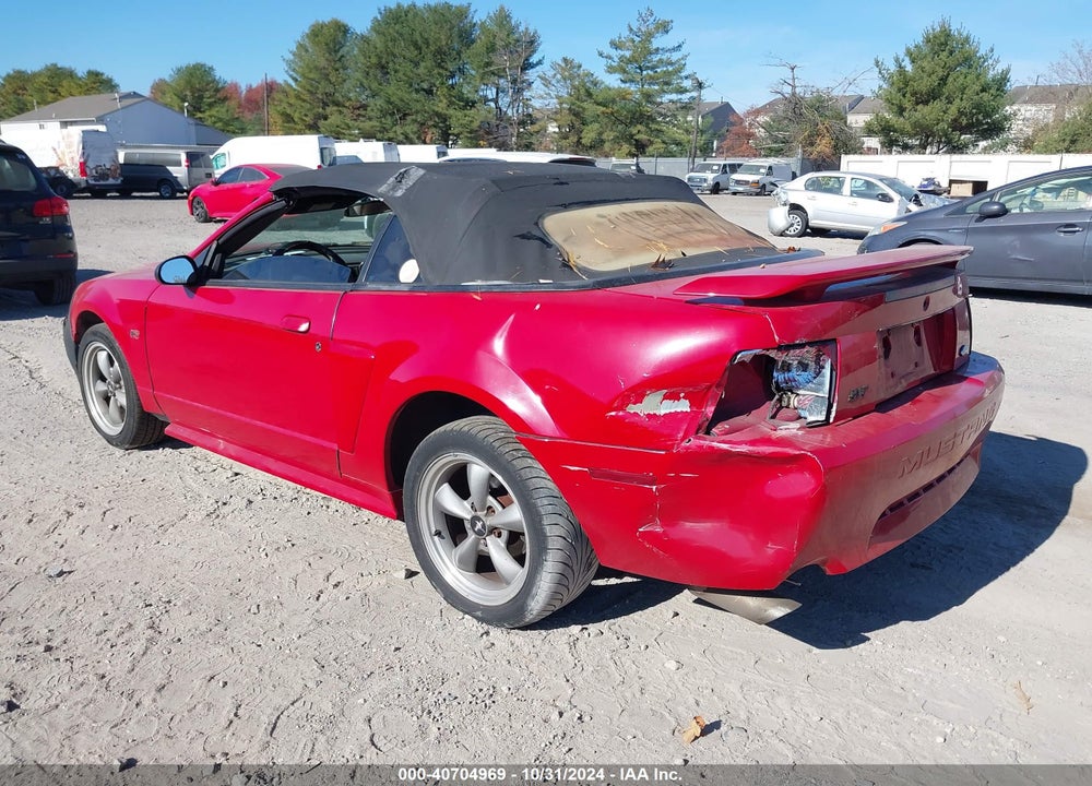 2002 FORD MUSTANG GT VIN: 1FAFP45X52F173537