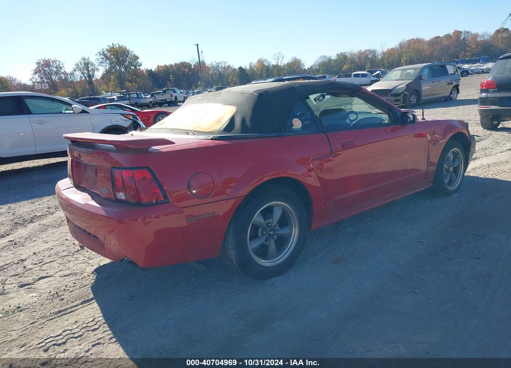 2002 FORD MUSTANG GT VIN: 1FAFP45X52F173537