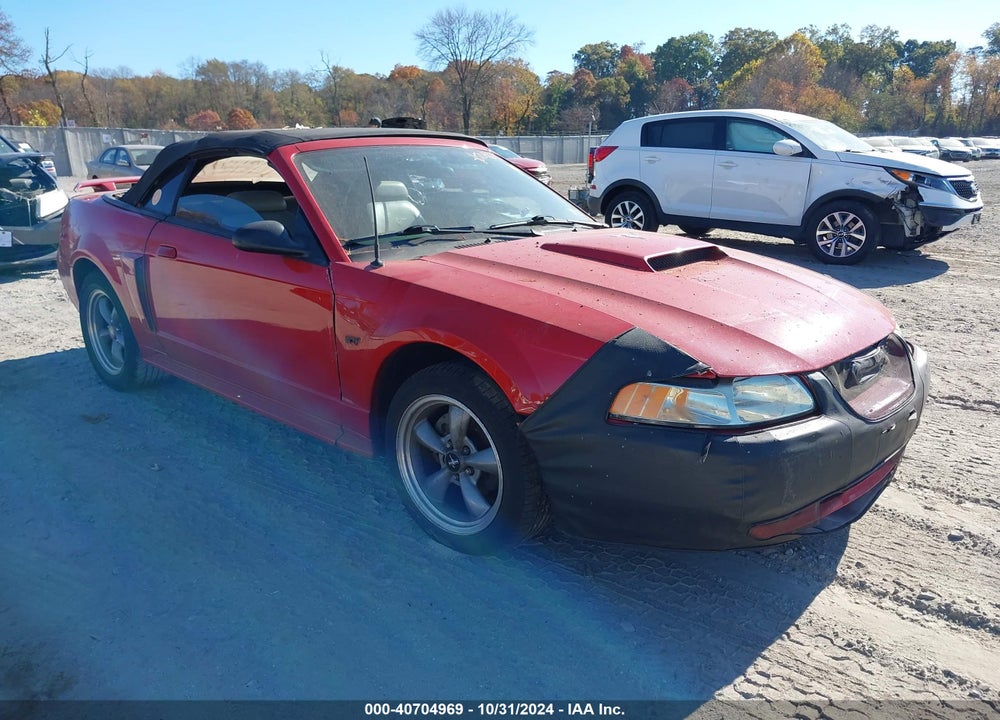 2002 FORD MUSTANG GT VIN: 1FAFP45X52F173537