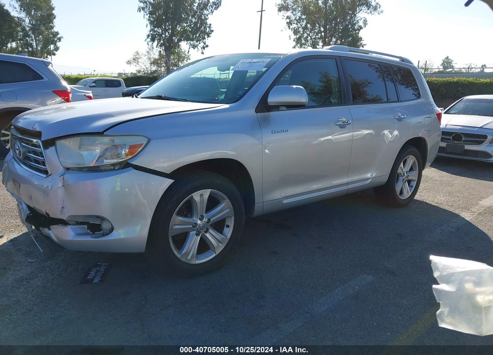 2010 TOYOTA HIGHLANDER LIMITED VIN: JTEDK3EH2A2155159