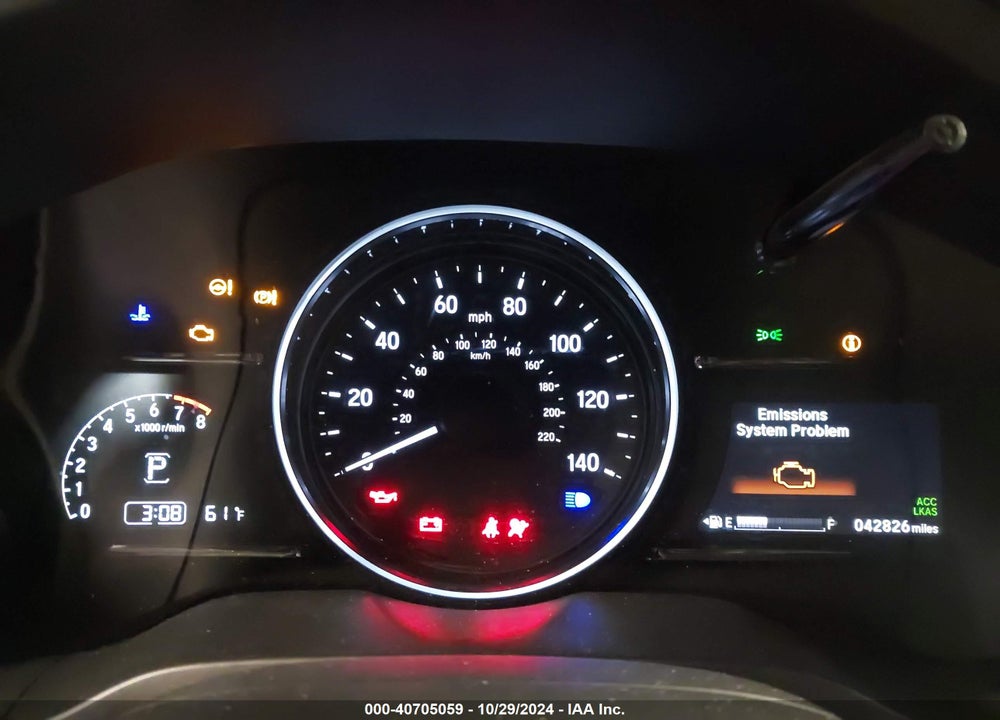 2019 HONDA HR-V EX VIN: 3CZRU5H59KM707052