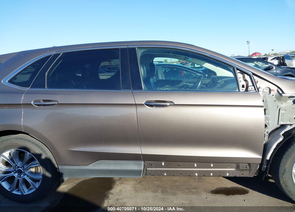 2019 FORD EDGE TITANIUM VIN: 2FMPK3K95KBB81695