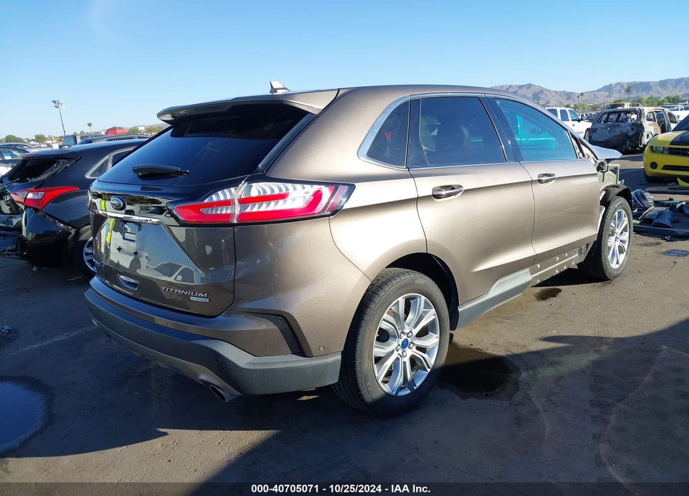 2019 FORD EDGE TITANIUM VIN: 2FMPK3K95KBB81695