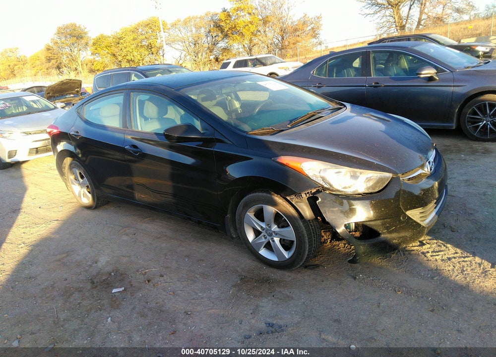 2013 HYUNDAI ELANTRA GLS VIN: 5NPDH4AE9DH414348