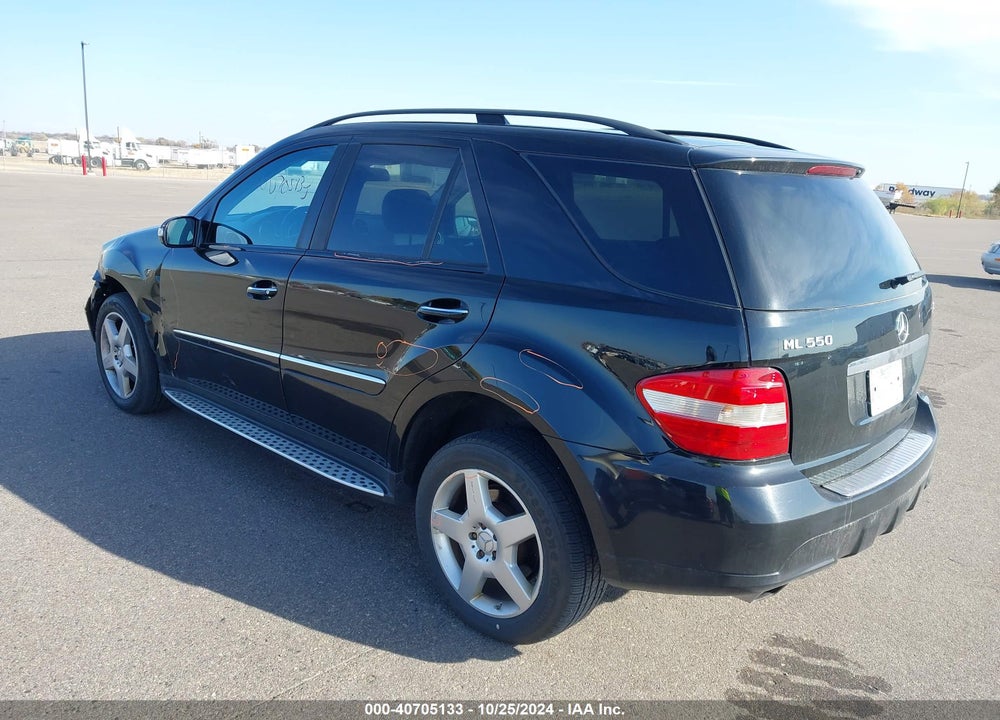 2008 MERCEDES-BENZ ML 550 4MATIC VIN: 4JGBB72EX8A329391