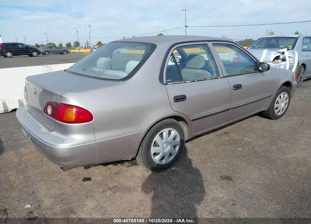 2001 TOYOTA COROLLA CE VIN: 1NXBR12E01Z447396