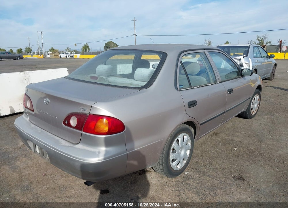 2001 TOYOTA COROLLA CE VIN: 1NXBR12E01Z447396
