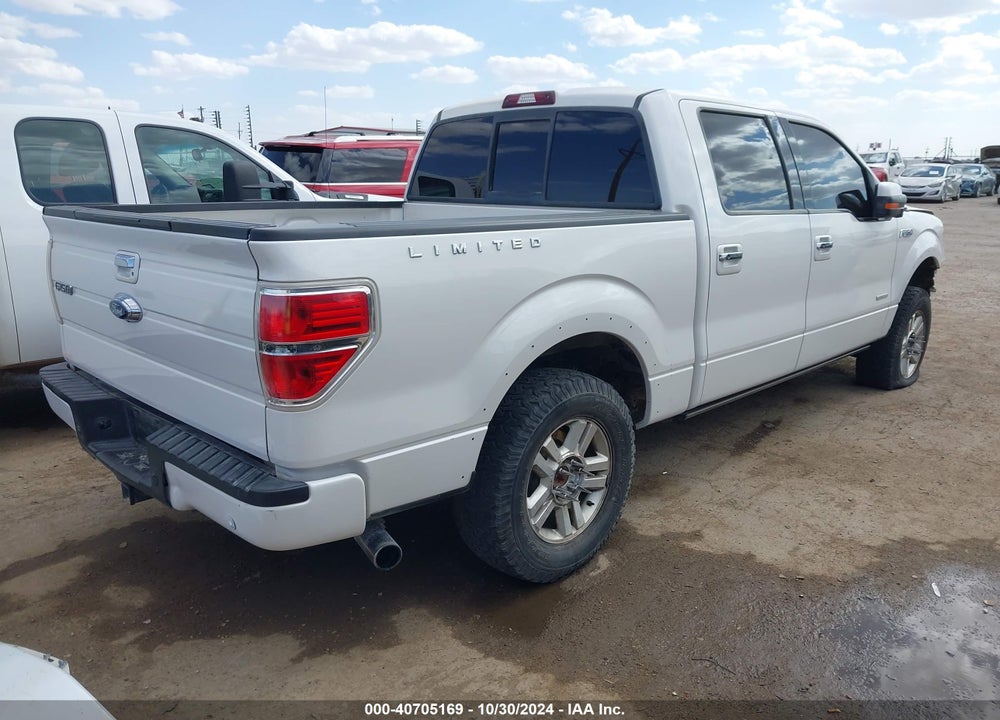 2013 FORD F-150 LIMITED VIN: 1FTFW1ET9DFA16685