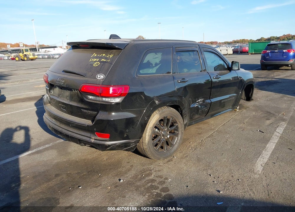 2018 JEEP GRAND CHEROKEE HIGH ALTITUDE 4X4 VIN: 1C4RJFCG3JC505238