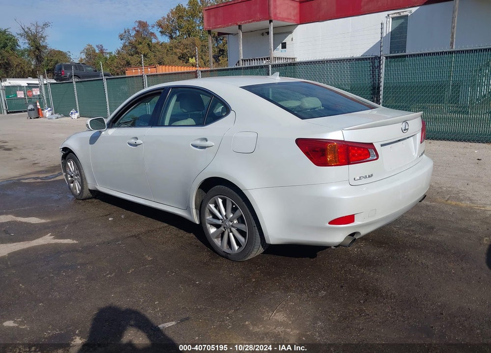 2010 LEXUS IS 250 VIN: JTHCF5C20A2033204