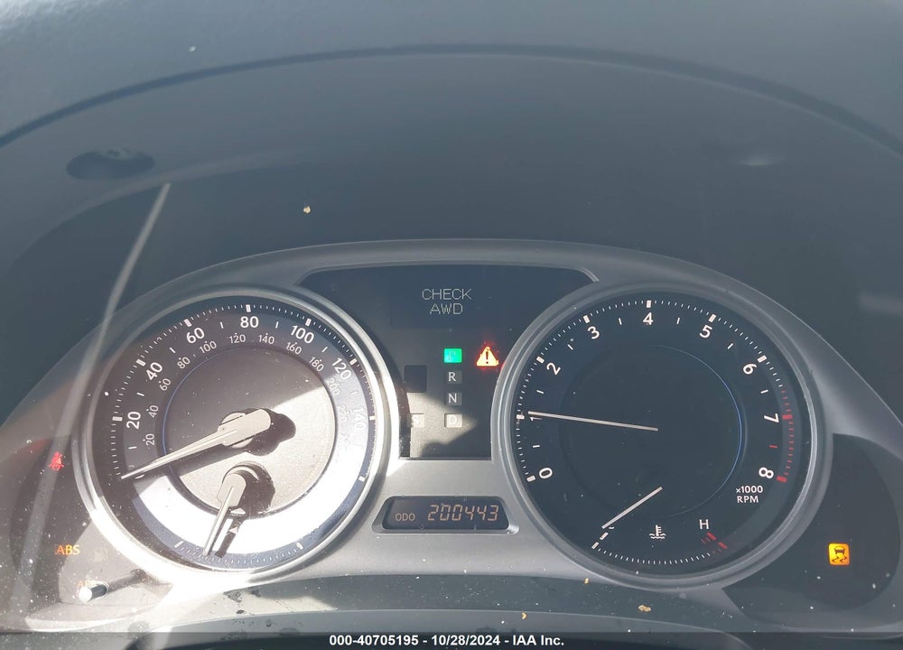 2010 LEXUS IS 250 VIN: JTHCF5C20A2033204