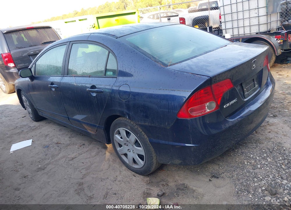2006 HONDA CIVIC LX VIN: 1HGFA16526L074917