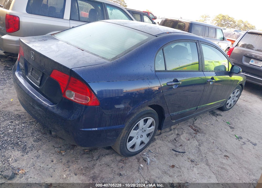 2006 HONDA CIVIC LX VIN: 1HGFA16526L074917