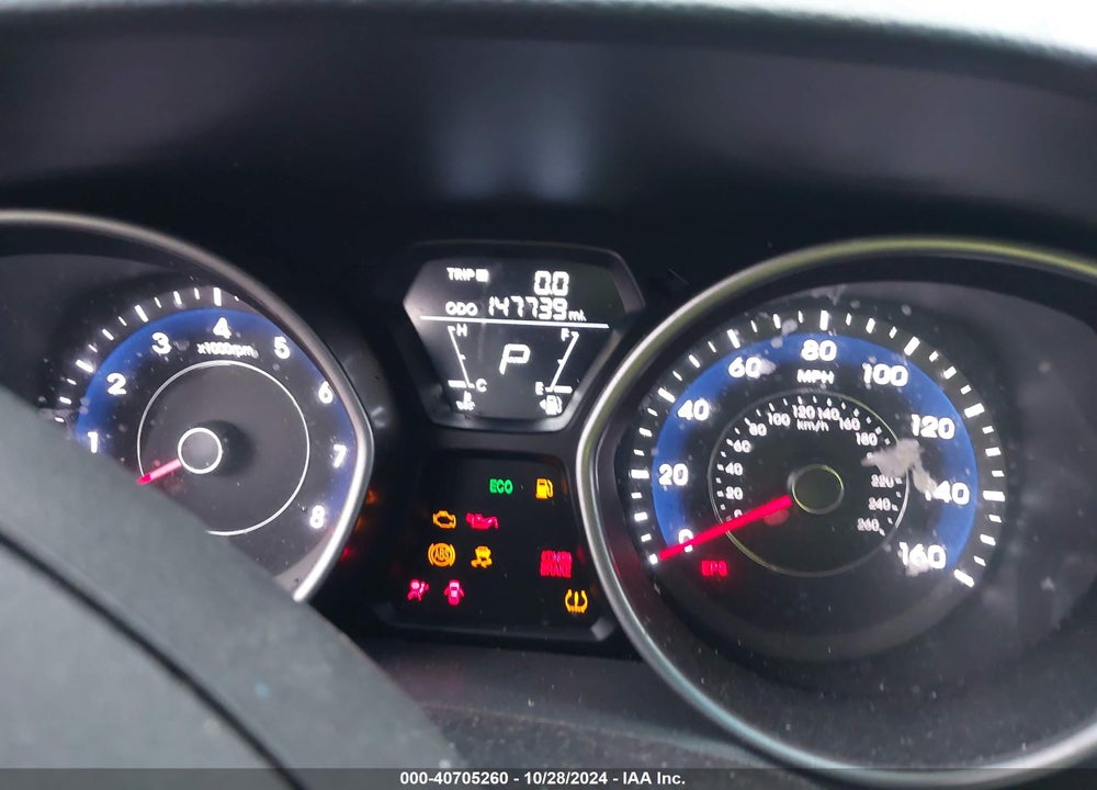 2012 HYUNDAI ELANTRA GLS VIN: 5NPDH4AE8CH069862