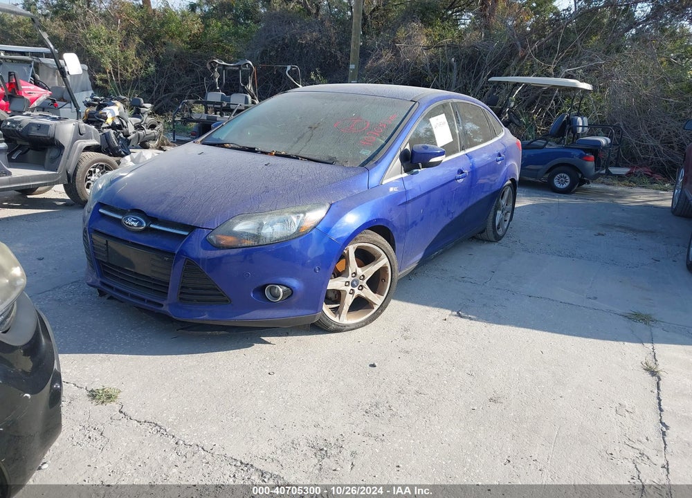 2014 FORD FOCUS TITANIUM VIN: 1FADP3J28EL127122