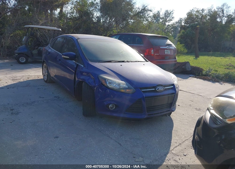 2014 FORD FOCUS TITANIUM VIN: 1FADP3J28EL127122
