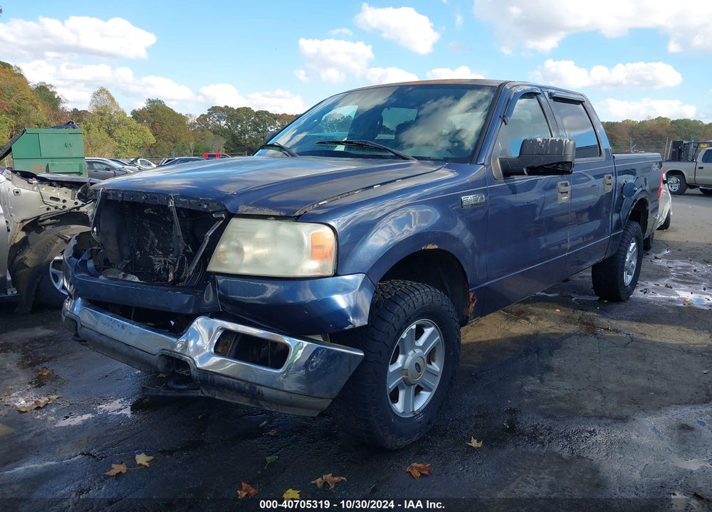 2004 FORD F-150 XLT VIN: 1FTRW14W94KB75447